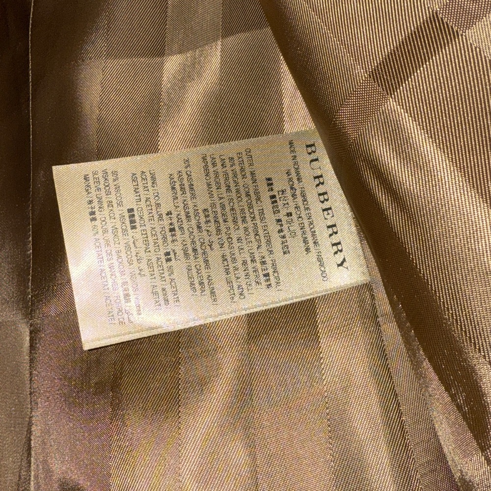 Burberry Queensbury Women’s Wool and Cashmere Coat-Size 6-Authentic-NWT - Picture 5 of 13